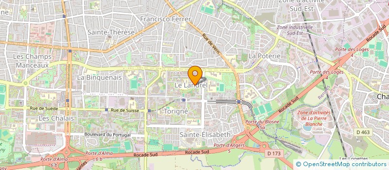 localisation de l'entreprise ETEM BAT  RENNES