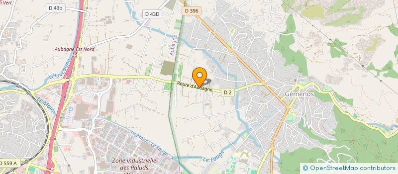 localisation de l'entreprise ETEM-LOG à GEMENOS