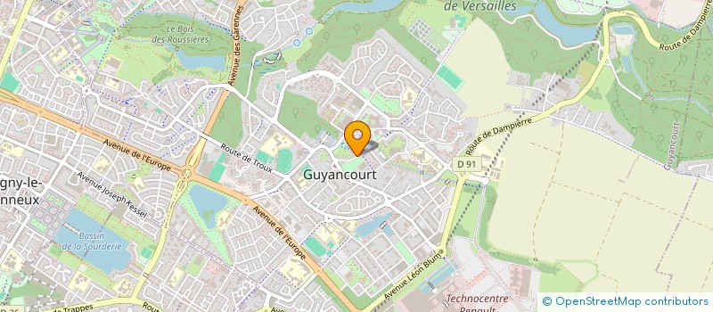 localisation de l'entreprise ETENDRE FAVORISER ACCES AUX SERINGUES à GUYANCOURT