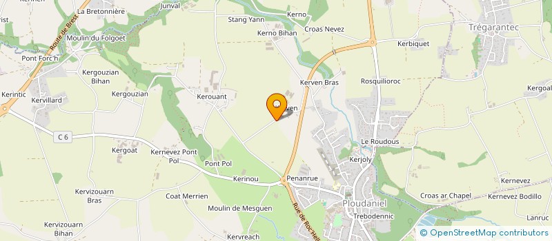 localisation de l'entreprise ETENE à PLOUDANIEL