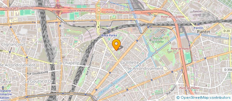 localisation de l'entreprise ETENERGIE  PARIS