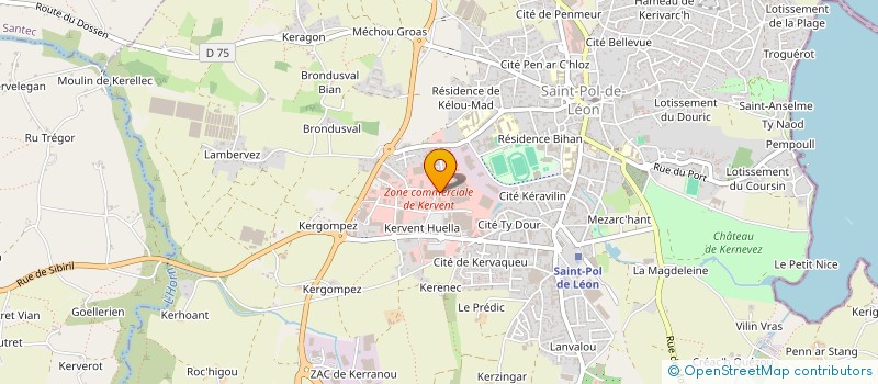 localisation de l'entreprise ETEP  SAINT-POL-DE-LEON
