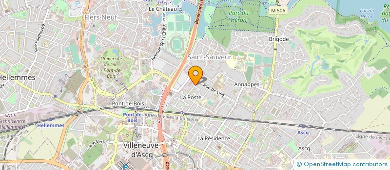 localisation de l'entreprise ETER AUTO à VILLENEUVE-D'ASCQ