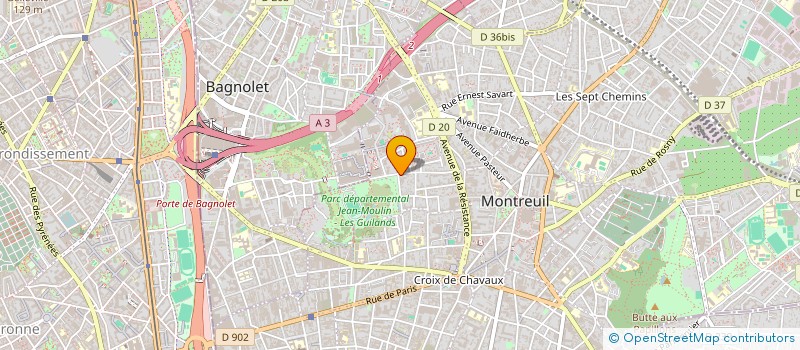 localisation de l'entreprise ETER VOGUE à MONTREUIL