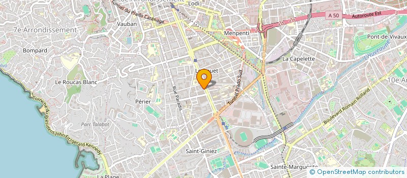 localisation de l'entreprise ETERLIX à MARSEILLE