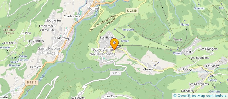 localisation de l'entreprise ETERLOU  NOTRE-DAME-DE-BELLECOMBE