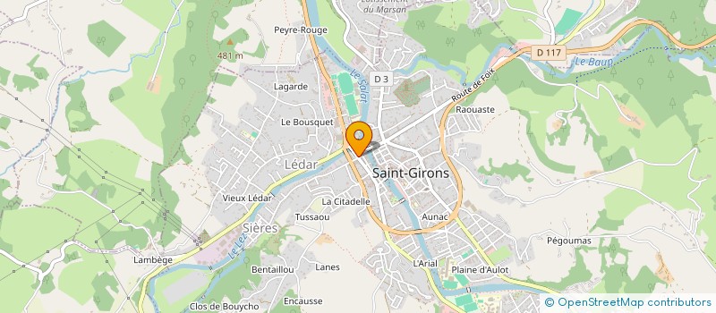 localisation de l'entreprise ETERLOU.COM à SAINT-GIRONS