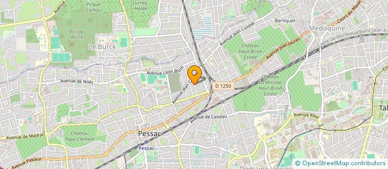 localisation de l'entreprise ETERNALL  PESSAC