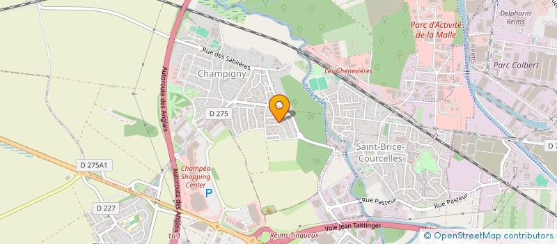 localisation de l'entreprise ETERNAM  CHAMPIGNY