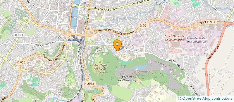 localisation de l'entreprise ETERNEL  CHERBOURG-EN-COTENTIN