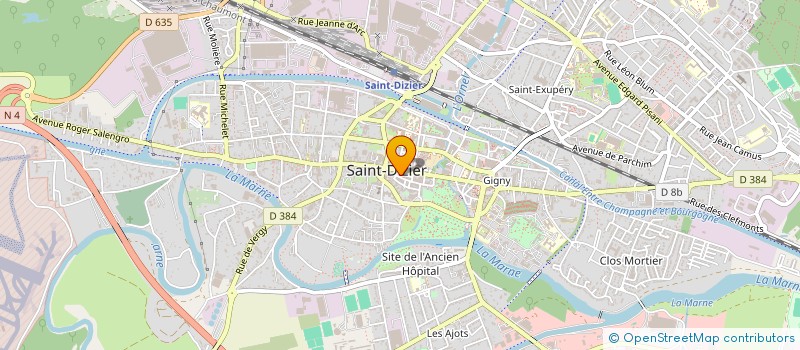 localisation de l'entreprise ETERNEL à SAINT-DIZIER
