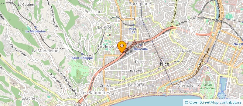 localisation de l'entreprise ETERNEL BEAUTE à NICE