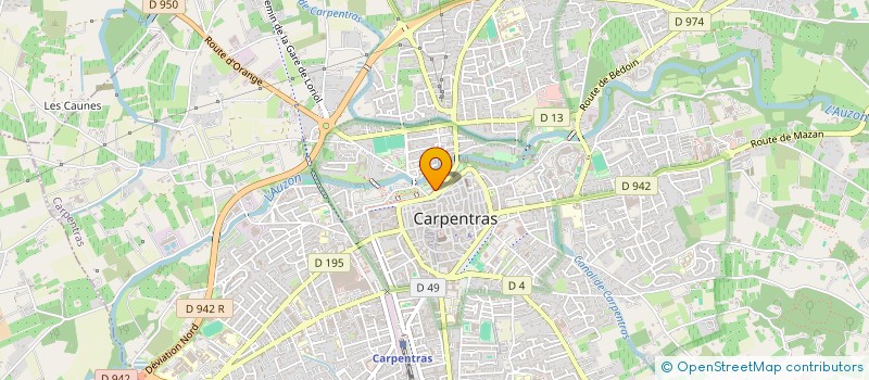 localisation de l'entreprise ETERNEL GOURMET  CARPENTRAS