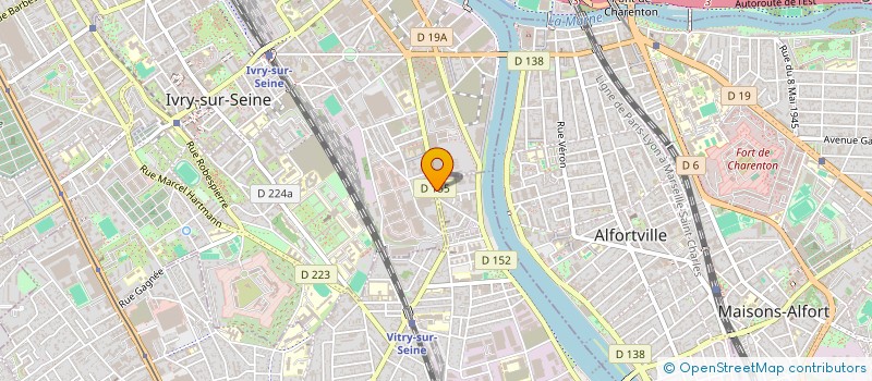 localisation de l'entreprise ETERNEL MUSIC à VITRY-SUR-SEINE