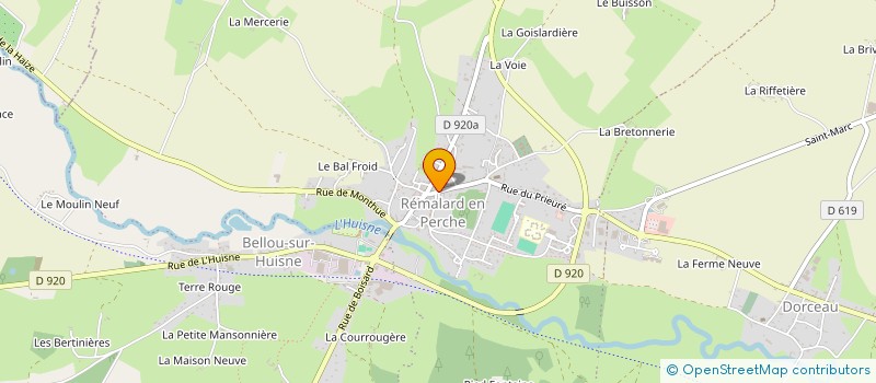 localisation de l'entreprise ETERNELEMAN à MOUTIERS-AU-PERCHE
