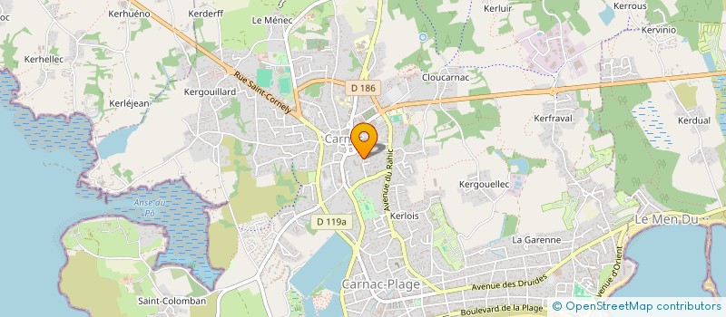 localisation de l'entreprise ETERNETERRE  CARNAC