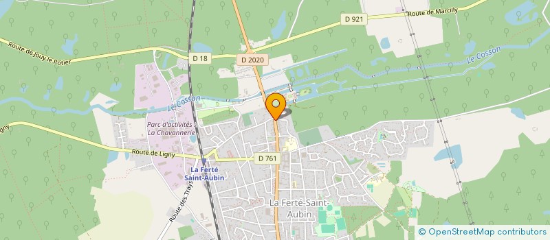 localisation de l'entreprise ETERNIA INVESTISSEMENT à LA FERTE-SAINT-AUBIN