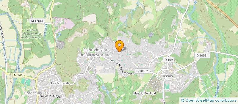 localisation de l'entreprise ETERNITE  ASSAS