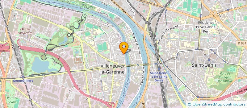 localisation de l'entreprise ETERNITY  VILLENEUVE-LA-GARENNE