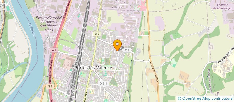 localisation de l'entreprise ETERNITY DESIGN  PORTES-LES-VALENCE