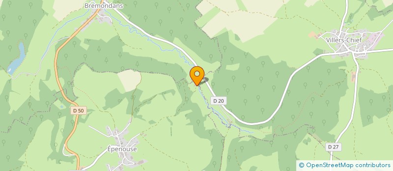 localisation de l'entreprise ETERNYTIME  EPENOUSE