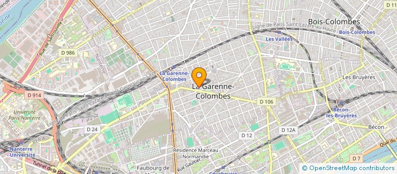 localisation de l'entreprise ETERSTAIN à LA GARENNE-COLOMBES