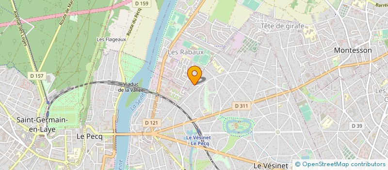 localisation de l'entreprise ETESIAE  LE VESINET