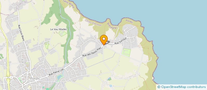 localisation de l'entreprise ETESSE PLOMBERIE DEPANNAGE  PORDIC