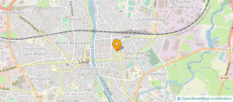 localisation de l'entreprise ETEX-FRANCE AVENIR ECO à LAVAL