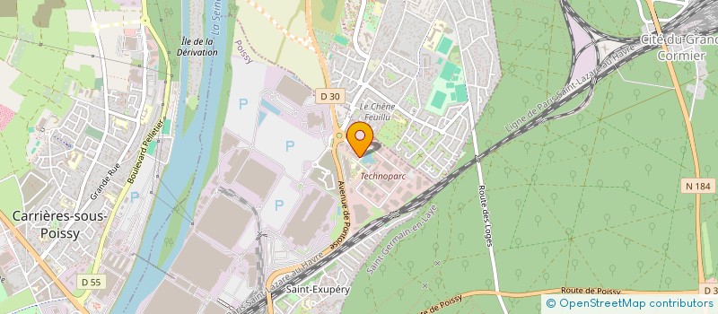 localisation de l'entreprise ETEX FRANCE EXTERIORS  POISSY