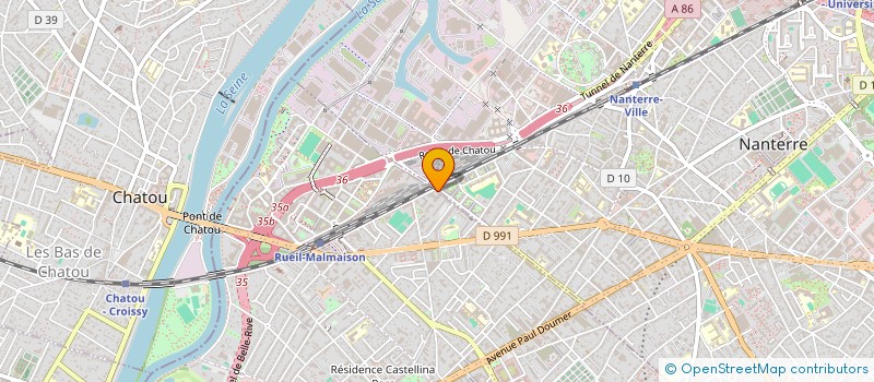 localisation de l'entreprise ETF à RUEIL-MALMAISON