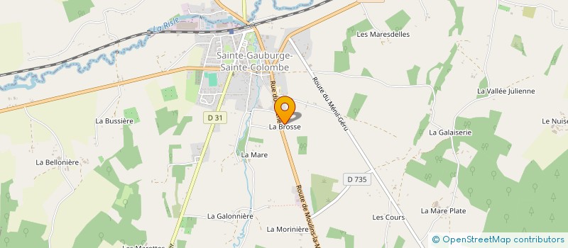 localisation de l'entreprise ETF à SAINTE-GAUBURGE-SAINTE-COLOMBE