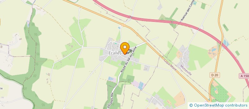 localisation de l'entreprise ETF ARNAUD DUVAL ET FILS  ECALLES-ALIX