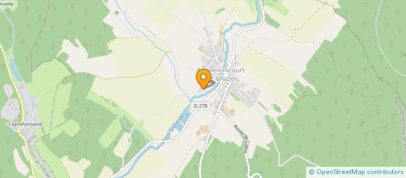 localisation de l'entreprise ETF CHARIOT THEO  ANCHENONCOURT-ET-CHAZEL