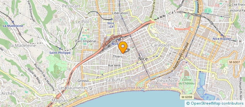 localisation de l'entreprise ETF CLIM à NICE