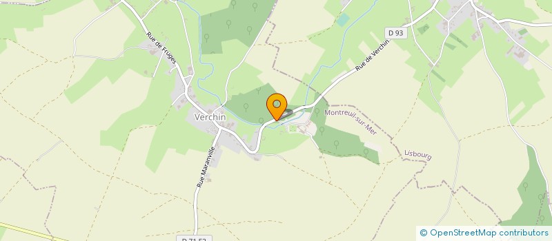 localisation de l'entreprise ETF DE LENCQUESAING  VERCHIN