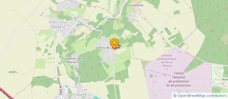 localisation de l'entreprise ETF DLF  LA CHAPELLE-LONGUEVILLE
