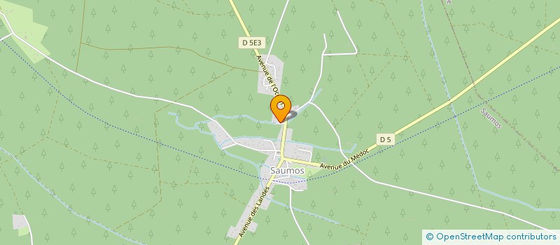 localisation de l'entreprise ETF DUPIN  SAUMOS