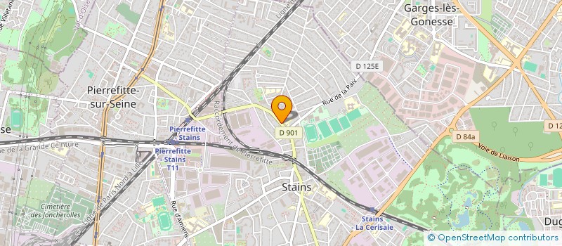 localisation de l'entreprise ETF TRANS à STAINS
