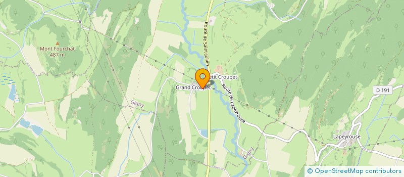 localisation de l'entreprise ETF TRECOURT MARC ANDRE  GIGNY