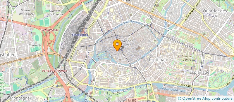 localisation de l'entreprise ETG  STRASBOURG