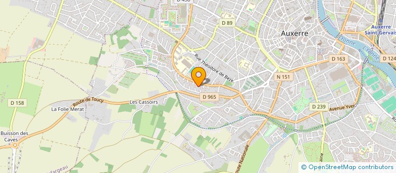 localisation de l'entreprise ETG DES LUNEAUX  AUXERRE