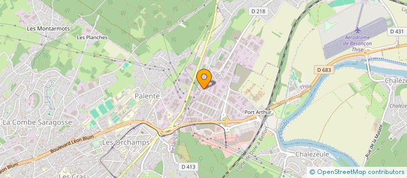 localisation de l'entreprise ETG-JACQUOT  THISE