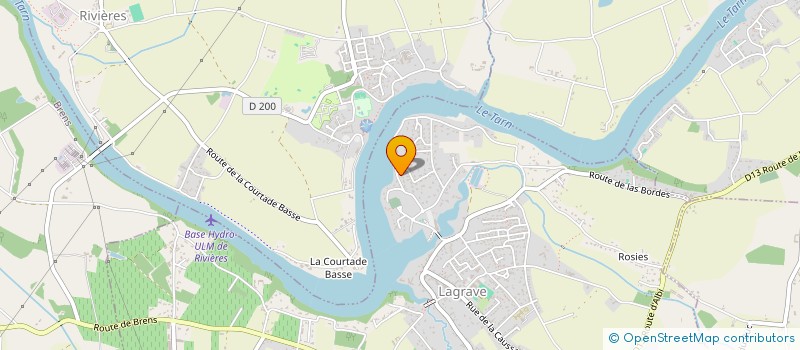 localisation de l'entreprise ETGEONA  LAGRAVE