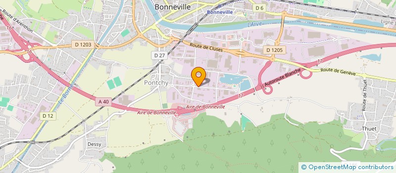 localisation de l'entreprise ETGS GROUP  BONNEVILLE