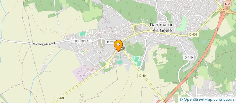 localisation de l'entreprise ETH BTP  DAMMARTIN-EN-GOELE