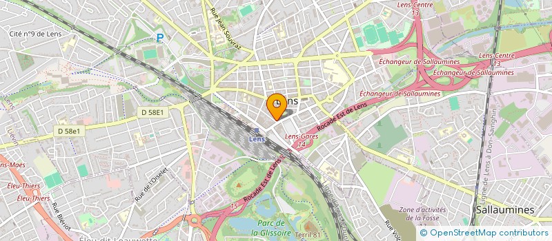 localisation de l'entreprise ETH (N) IQUE LA BOUTIQUE  LENS