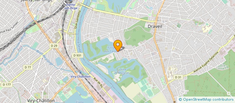 localisation de l'entreprise ETHA ELEC NOUVEAU à DRAVEIL