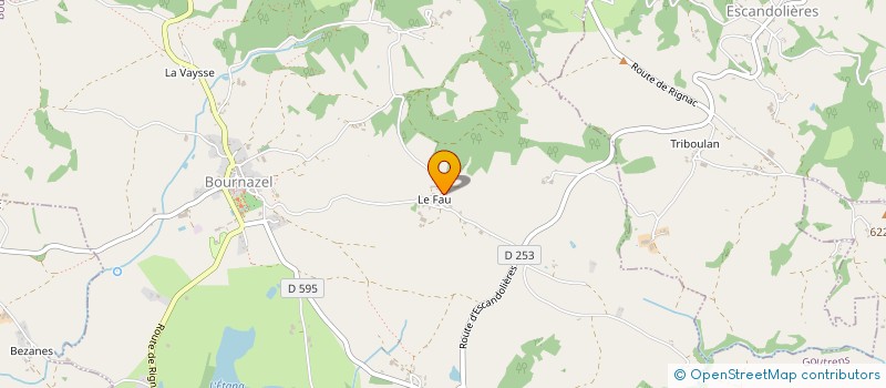 localisation de l'entreprise ETHALIE CONSEIL  BOURNAZEL