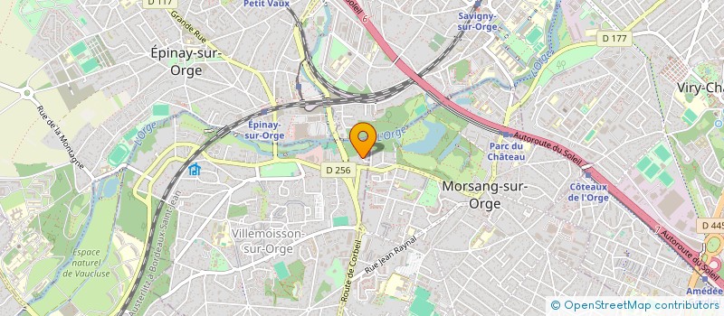 localisation de l'entreprise ETHALVES  VILLEMOISSON-SUR-ORGE